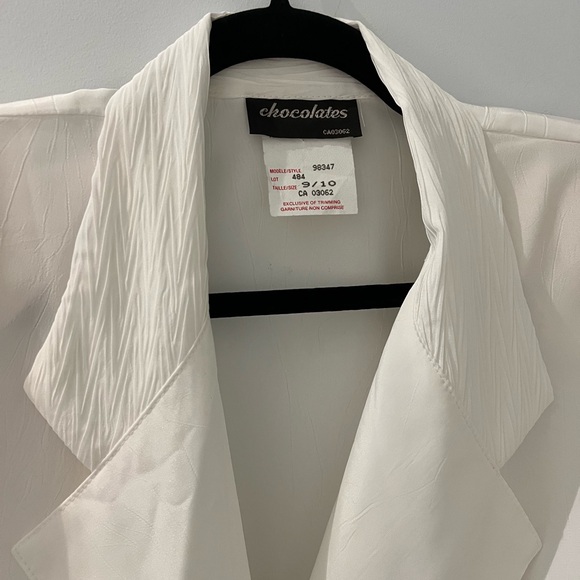 Vintage Chocolates Wrap Short Sleeve Blouse - Picture 2 of 3